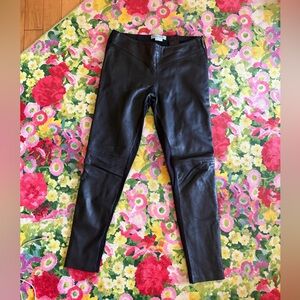 Guess by Marciano Black Leather Leggings